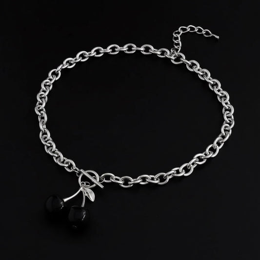 Dark Cherry Necklace